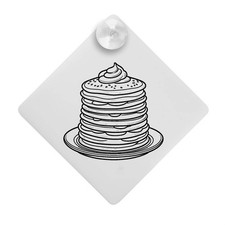 Saugnapf Auto Fenster Schild "Pfannkuchenstapel" (CG00037132)