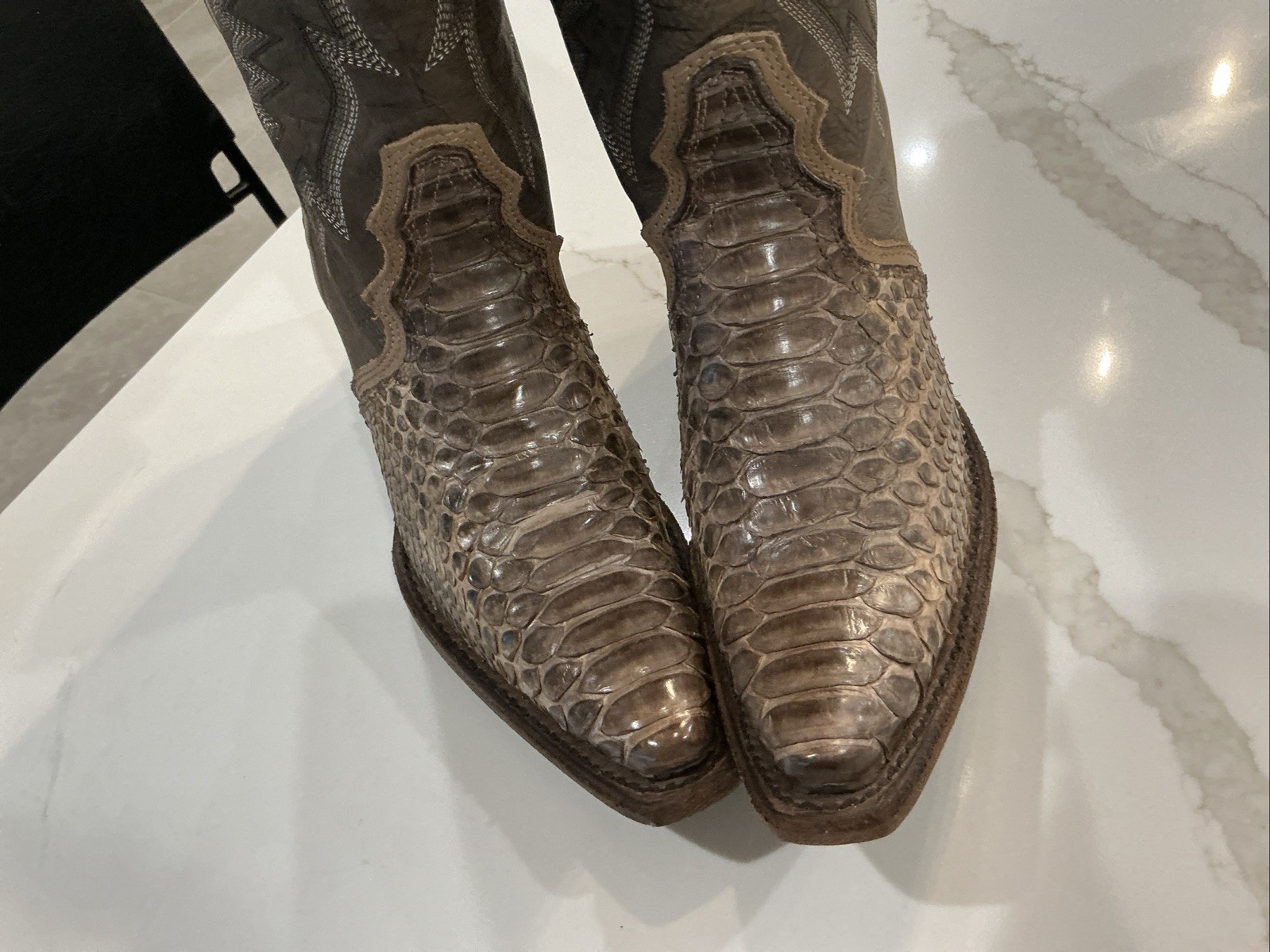 Idyllwind Stunning Exotic Python Tall Western Boo… - image 17