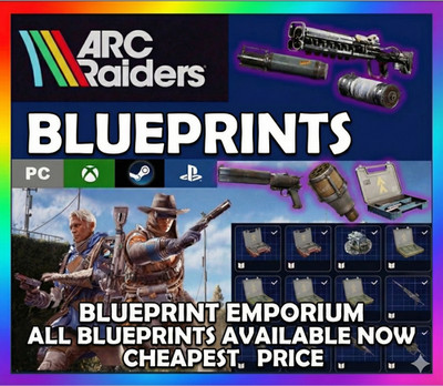 ARC RAIDERS BLUEPRINTS  Powered Descender / White Flag / Crash Mat Bundle MSG!