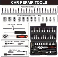 46pcs Of High-quality Professional Tool Kits, Mechanical Tool Kits Specially Des