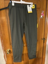 Member's Mark Men's Athletic Style Pockets Ultra Soft Fleece Pant Green Medium