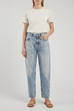 BRUNELLO CUCINELLI WOMEN'S LIGHT BLUE RELAXED TROUSERS MSRP 1865 SIZE 36