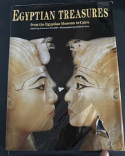 Egyptian Treasures from the Egyptian Museum in Cairo First Edition First Print