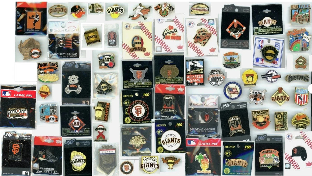 San Francisco Giants Regular Season MLB Fan Pin, Buttons for sale