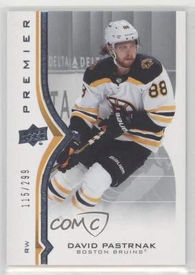 2020-21 Upper Deck Premier 115/299 David Pastrnak #12 1o3