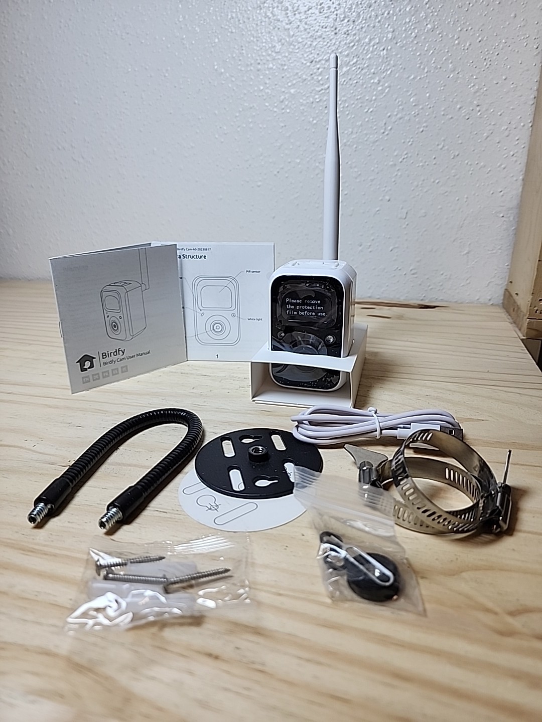 NETVUE by Birdfy Smart Bird Feeder Camera, Adjustable Brackets, Auto Bird Video 