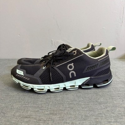 On Running Shoes Womens 7.5 Purple Cloud Cloudtec Low Top Sneakers