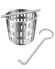 2 Inch Hair and Debris Strainer, Shower Drain Strainer with 1 Pc, Silver