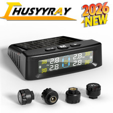 Tire Pressure Monitoring System Tpms Kit 4 External Sensors Car Solar Wireless Tire Pressure Monitoring System Tpms Kit 4 External Sensors Car Solar Wireless