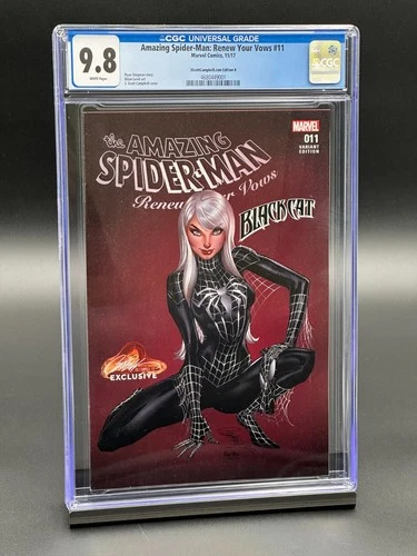 Amazing Spider-Man Renew Your Vows #11 CGC 9.8 (2017) Black Cat Campbell  B