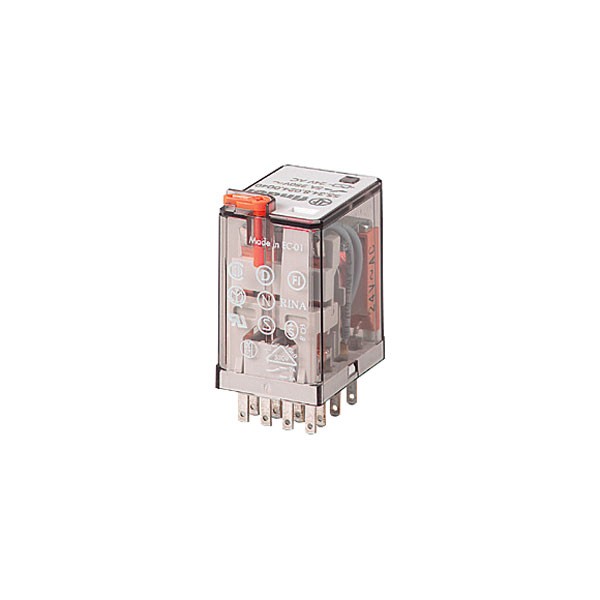 Finder Plug-in Relay 24VDC 10A 3CO 3PDT