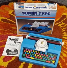 Vintage Casdon Super Type Typewriter 1979 Item No 179 Retro Toy, Boxed Working
