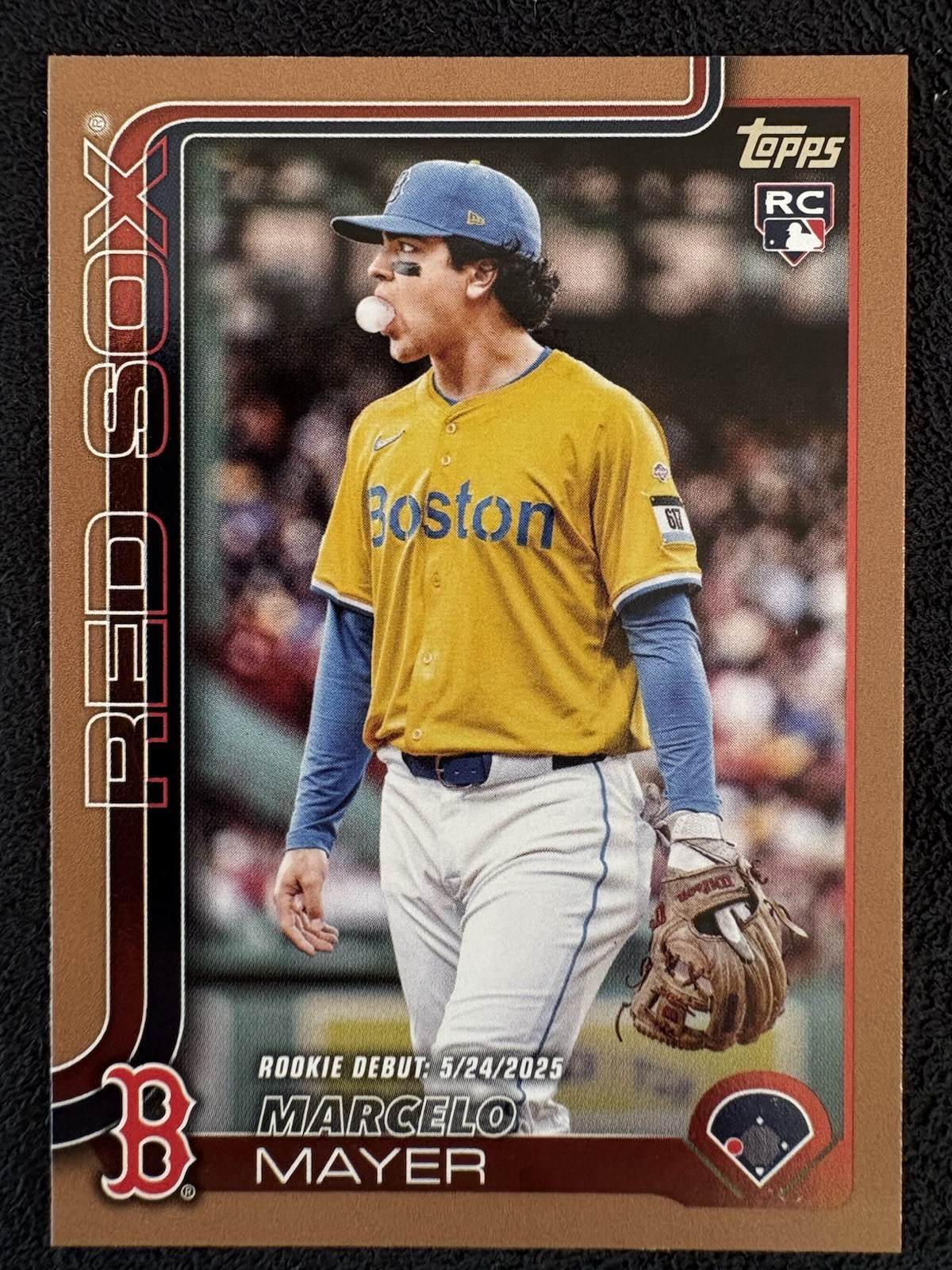 2025 Topps Update Series - Rookie Debut Marcelo Mayer #US276 Gold /2025 (RC)