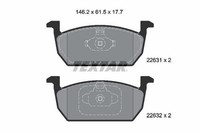 Bremsbelagsatz Scheibenbremse Vorne Textar 2263101 FÜR Audi Seat Skoda VW