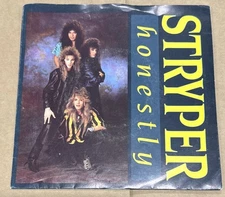 w PICTURE SLEEVE Stryper Honestly / Sing - Along - Song 1986 45rpm VG+