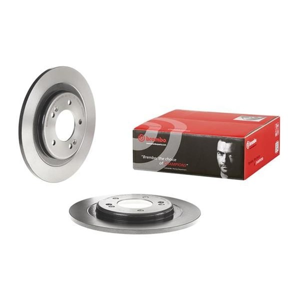 2X Brembo Bremsscheiben 284Mm Voll Hinten Passend FÜR Hyundai I30 KIA Cee'd PRO-image