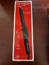 Revlon Smoothstay Coconut Oil Infused Curling Hair Iron 1" Ceramic Barrel Open