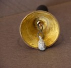 Bell Brass with Wooden Handle 6",1920s Teacher's Desk. — photo 2