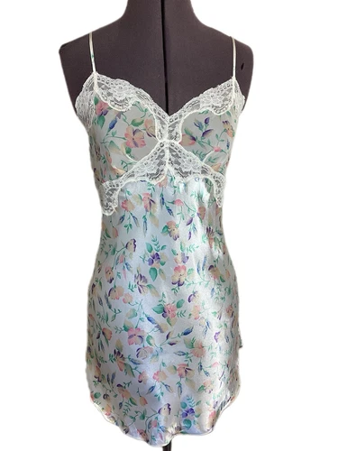 UNDERCOVER Victorias Secret G Label Nighty Chemis taglia S mini abito slip vintage anni 80 90