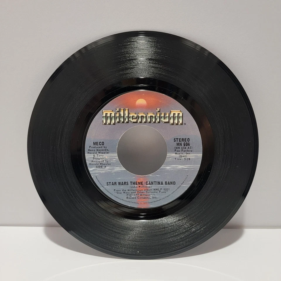 MECO Star Wars Theme Cantina Band 45 7" FUNK DISCO SOUL Record Vinyl Excellent  - Image 2 of 4