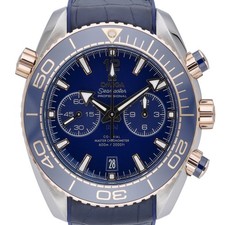 Omega Seamaster Planet Ocean 600M 215.23.46.51.03.001 with 45.5mm Steel & Ros...