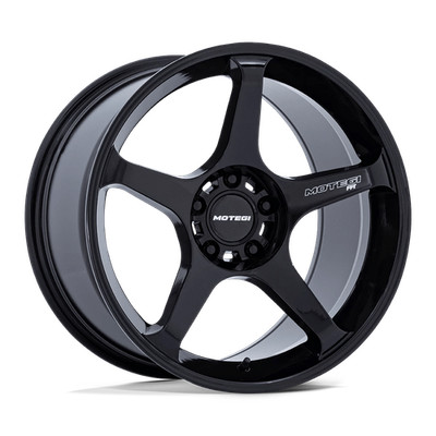 Motegi MR159 Battle V Flow Formed 18x9.5 +25 Blackbird Wheel 5X114.3 (QTY 4)