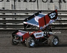2025 - Cole Macedo #2c TWO C RACING WoO SPRINT CAR 8x10 GLOSSY PHOTO  #8002