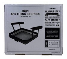 Anything Keeper Under Cabinet Pull Down Shelf Basket Drawer Organizer Black