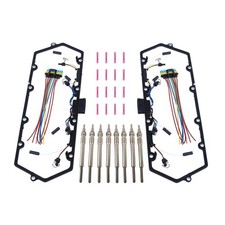 For 98-03 Ford 7.3l Powerstroke Diesel Valve Cover Gaskets Harness 8 Glow Plug