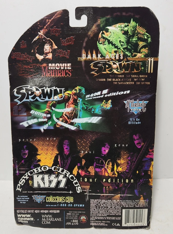 Figura de acción McFarlane Toys 1998 KISS Psycho Circus CONJUNTO DE 4 NOS en caja Foto 4 de 4