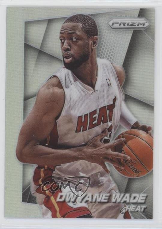 2014-15 Panini Prizm Silver Prizm Dwyane Wade #141 HOF