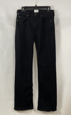 Citizens of Humanity Women's Geneva Black Cotton Cashmere Blend Jeans Size 28