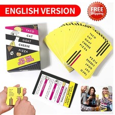2-8 Players Taco Cat Goat Cheese Pizza Card Game Party Family Fun Toy Ages 8+ UK