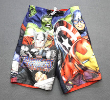 Marvel Avengers Swim Trunks Lined Youth Child Boys Size Large UPF 50 Hulk