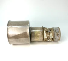 Christmas Holiday Wired Ribbon X4 Szs Vary NEW READ Members Mark Vatican Homes