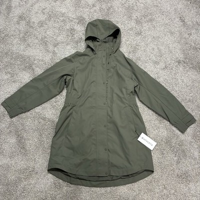 Athleta Rainout Sutro Long Trench - Women s XL Olive Green Outdoors Hiking NWT
