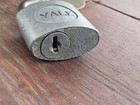Vintage Yale Padlock with Key Mid Century Working Lock Industrial Metal Lock — photo 5