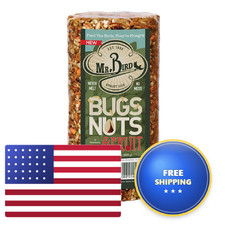Mr. Bird Mr Birds Bugs Cylinder Block 24 Oz Bird Seed Feed 428