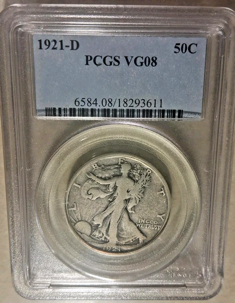 1921 D Walking Liberty Half Dollar for sale | eBay