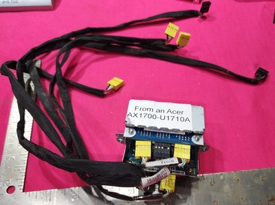 Acer Aspire AX1700 Series Desktop Front USB Audio Panel With Cables 50.3V008.001