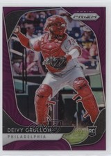 2020 Panini Prizm Purple Prizm Deivy Grullon #72 0y59