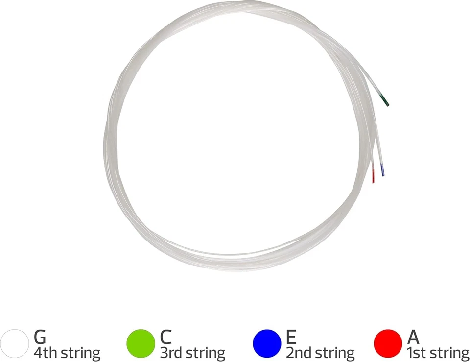 7U Concert Ukulele Strings Set 0, White - Image 3 of 3