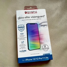 NEW ZAGG Invisible Shield Glass Elite VisioGuard+ for iPhone 12 / 12Pro / 11 / X