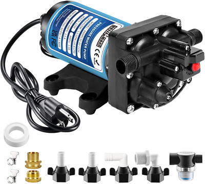 Self-Priming Water Pressure Pump 5.5GPM 60Psi for Home & Marine Use