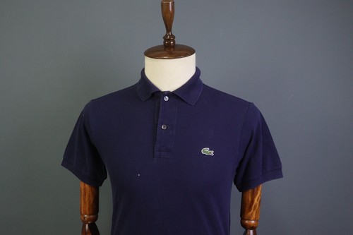 Lacoste Blue Short Sleeve Crocodile Logo Polo Shirt Size 3 - Picture 4 of 21