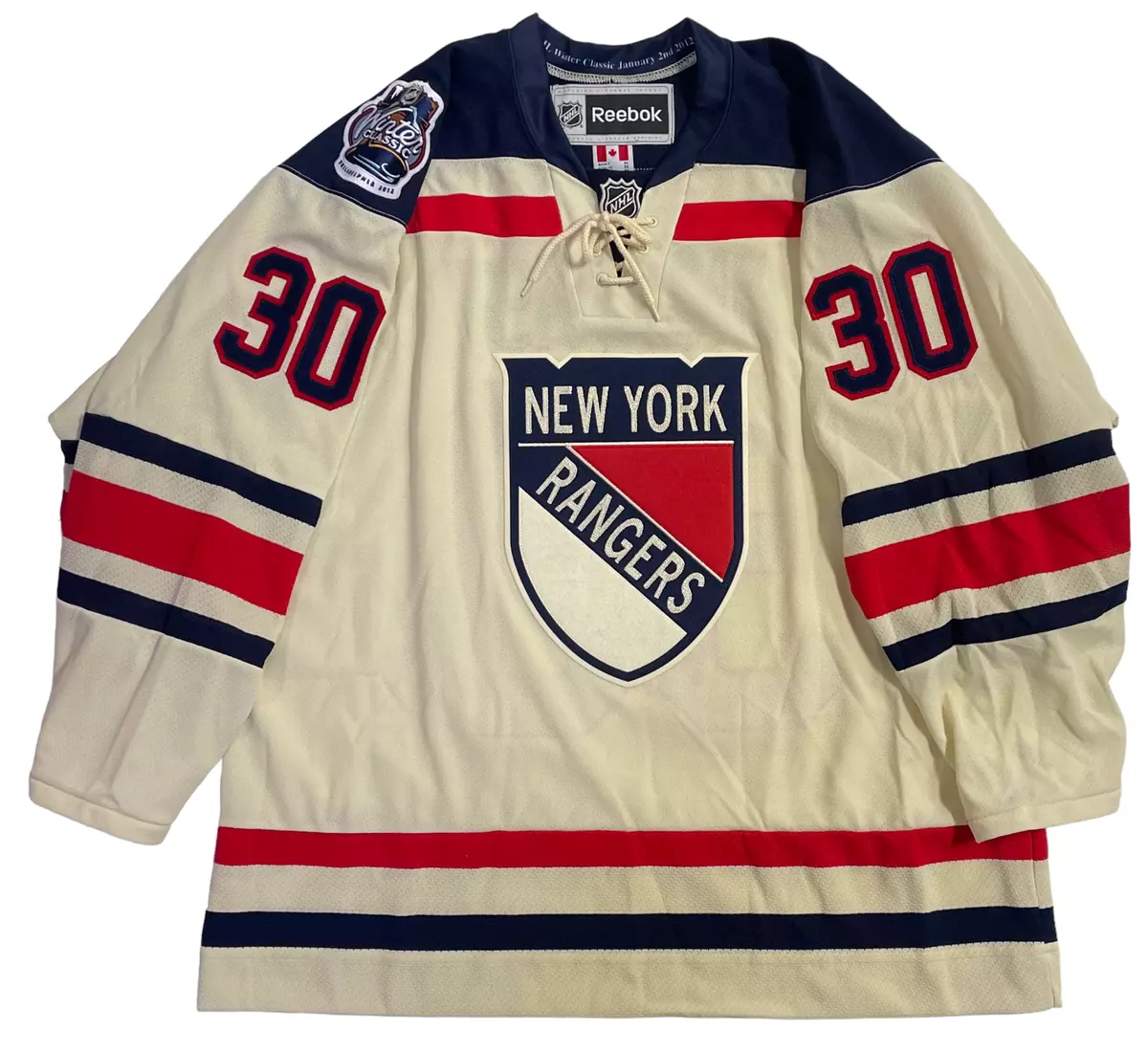 HENRIK LUNDQVIST NEW YORK RANGERS REEBOK PREMIER 7185 WINTER