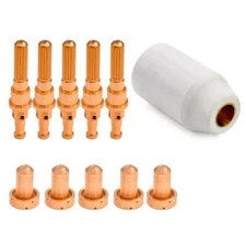 9 8218 Plasma Shield Cup Electrode & 9 8206 Nozzle Tip Fit For Cutting