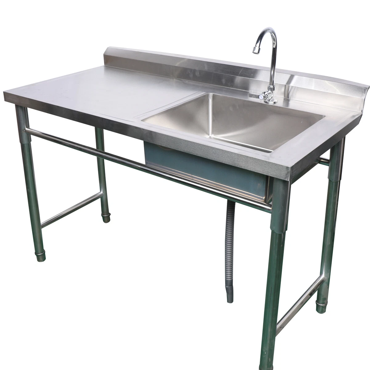 Heavy Stainless Steel Sloped Drainboard For Kitchen Sinks