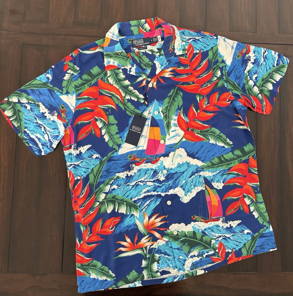 Polo Ralph Lauren Shirt Hawaii,Tropical Florals Men's M NWT