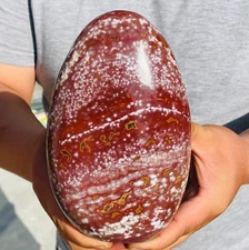 4.55lb Rare Natural Red Ocean Jasper Crystal Freeform Display Mineral Specimen